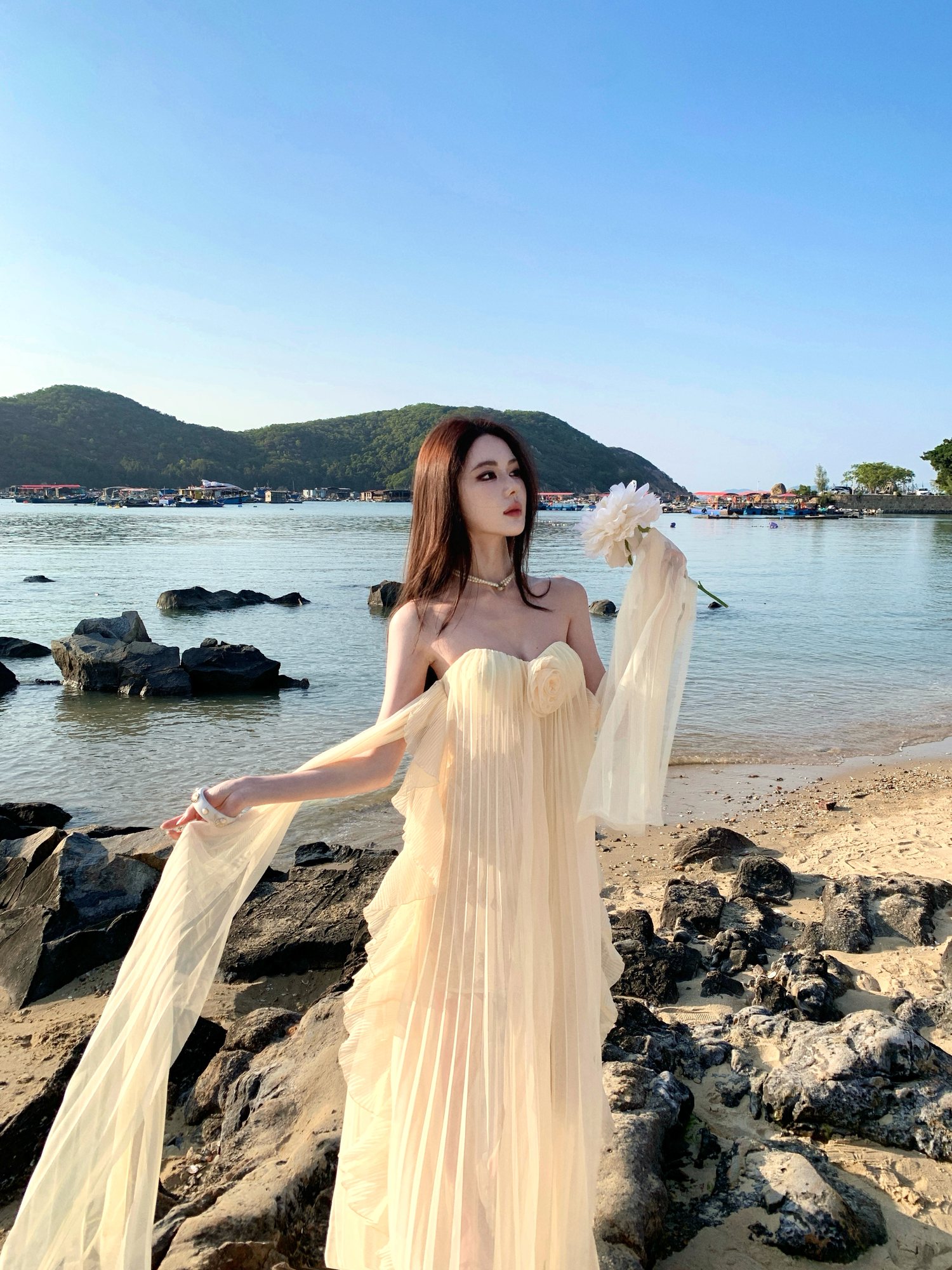 Flowing Beach Maxi Dress